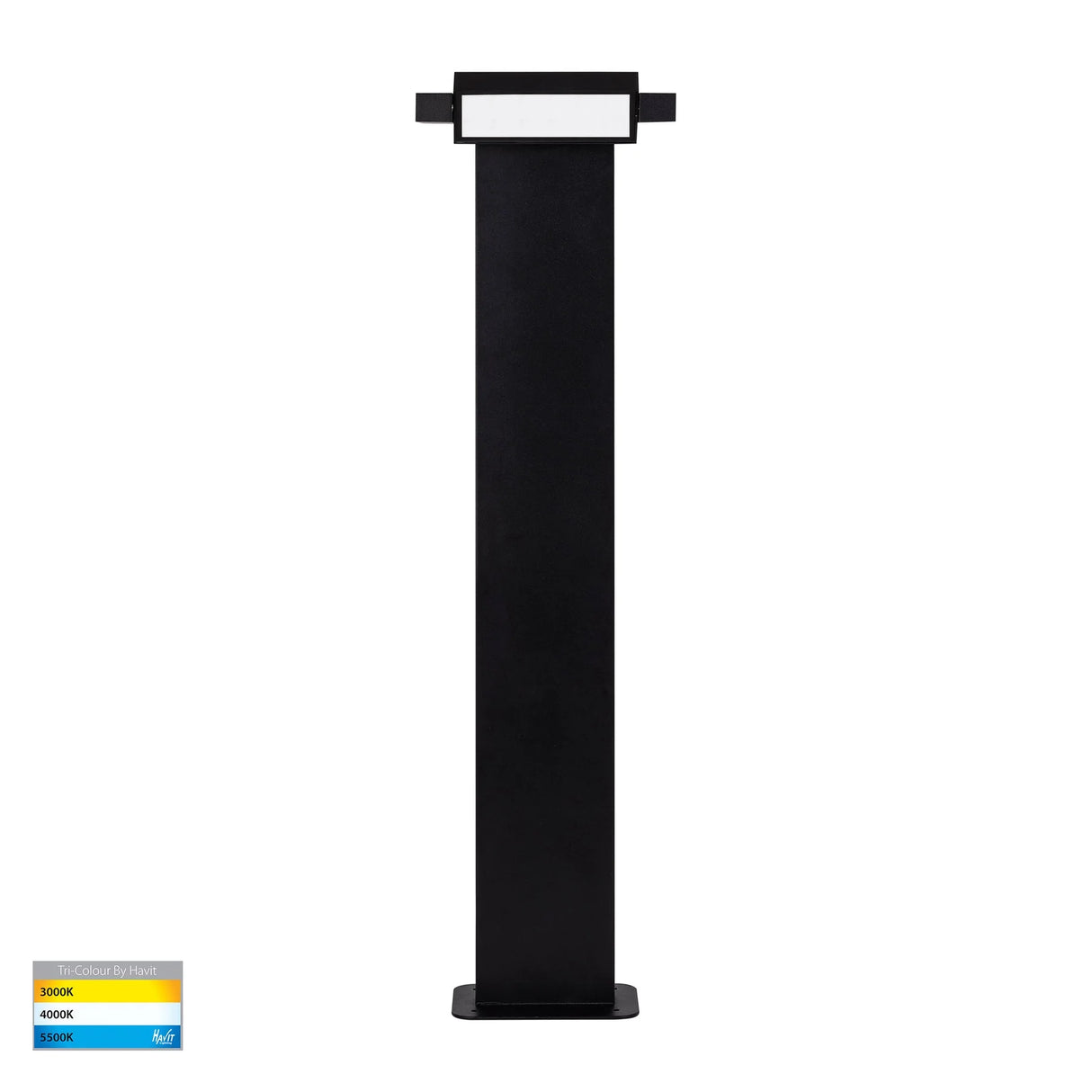 Havit HV1635T-BLK-240V Locu Black Double Adjustable LED Bollard Light