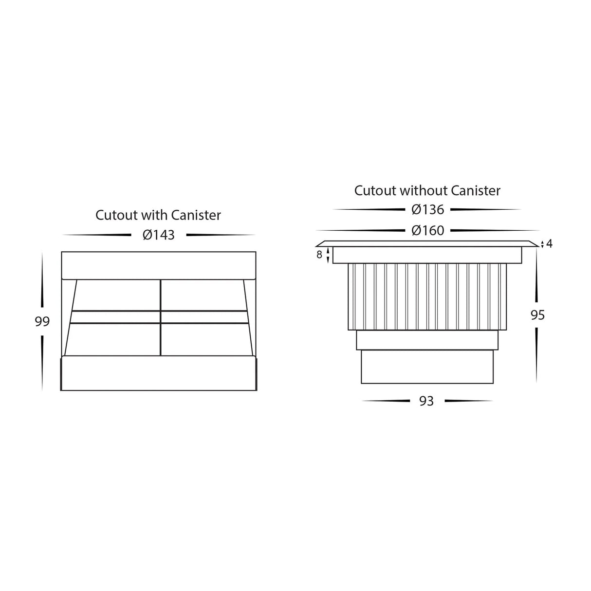 Havit HV1832T-12V HV1832T-240V - Klip 316 Stainless Steel 10w LED Inground Light