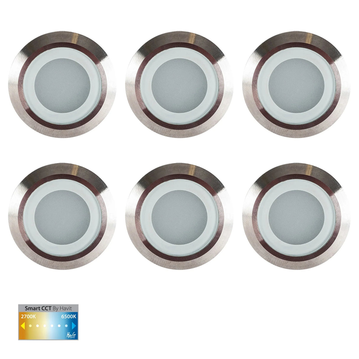 Havit HV2826CCT | HV28261CCT Flame 316 Stainless Steel CCT Deck Lights