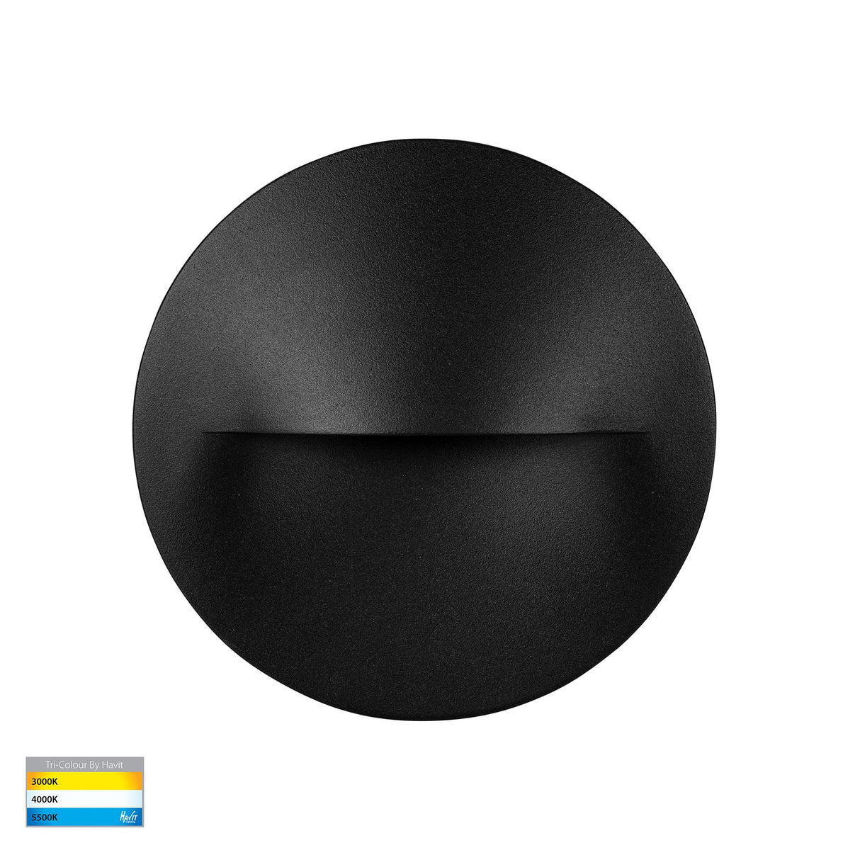 Havit HV3227T-BLK Lisca Aluminium Black Round LED Wall Light