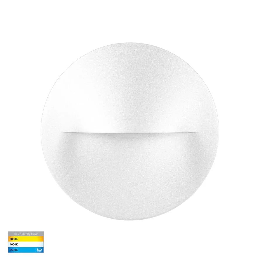 Havit HV3227T-WHT Lisca Aluminium White Round LED Wall Light