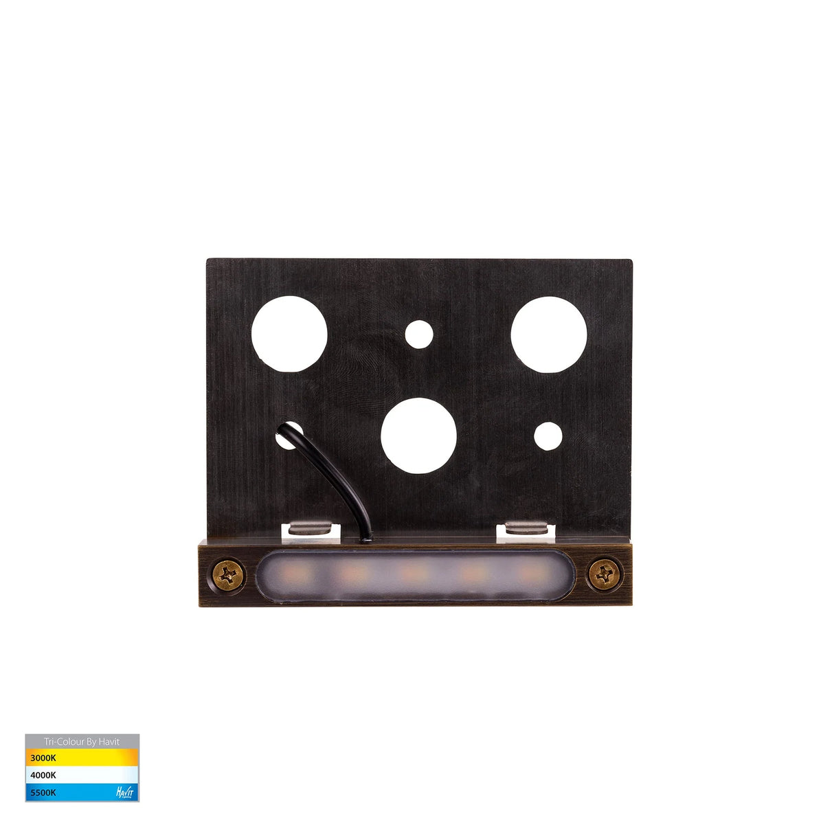 Havit HV3297T Preston Antique Brass LED Coping Light