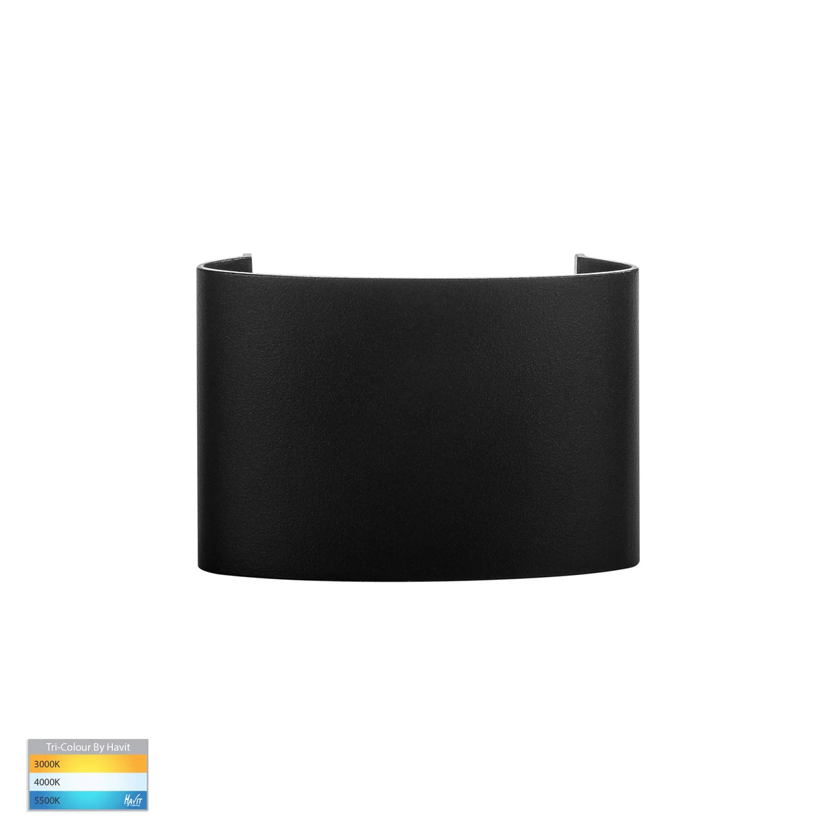 Havit HV3695T-BLK-240V | HV3695T-BLK-12V Maro Black Up & Down TRI Colour LED Wall Light