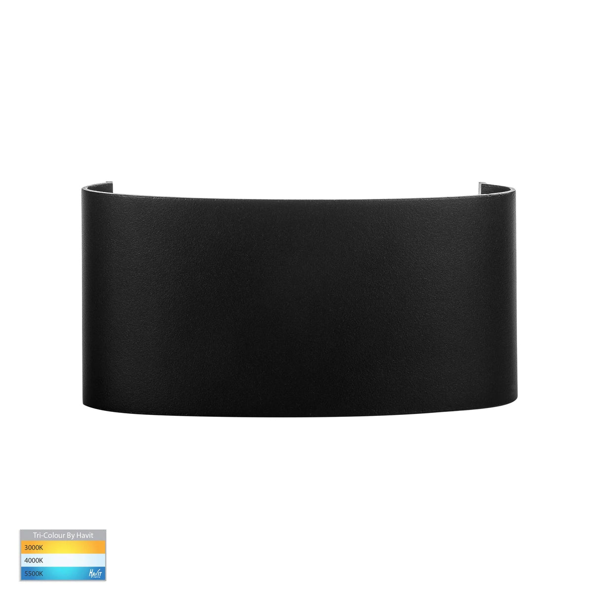 Havit HV3696T-BLK-240V | HV3696T-BLK-12V Maro Black Up & Down TRI Colour LED Wall Light