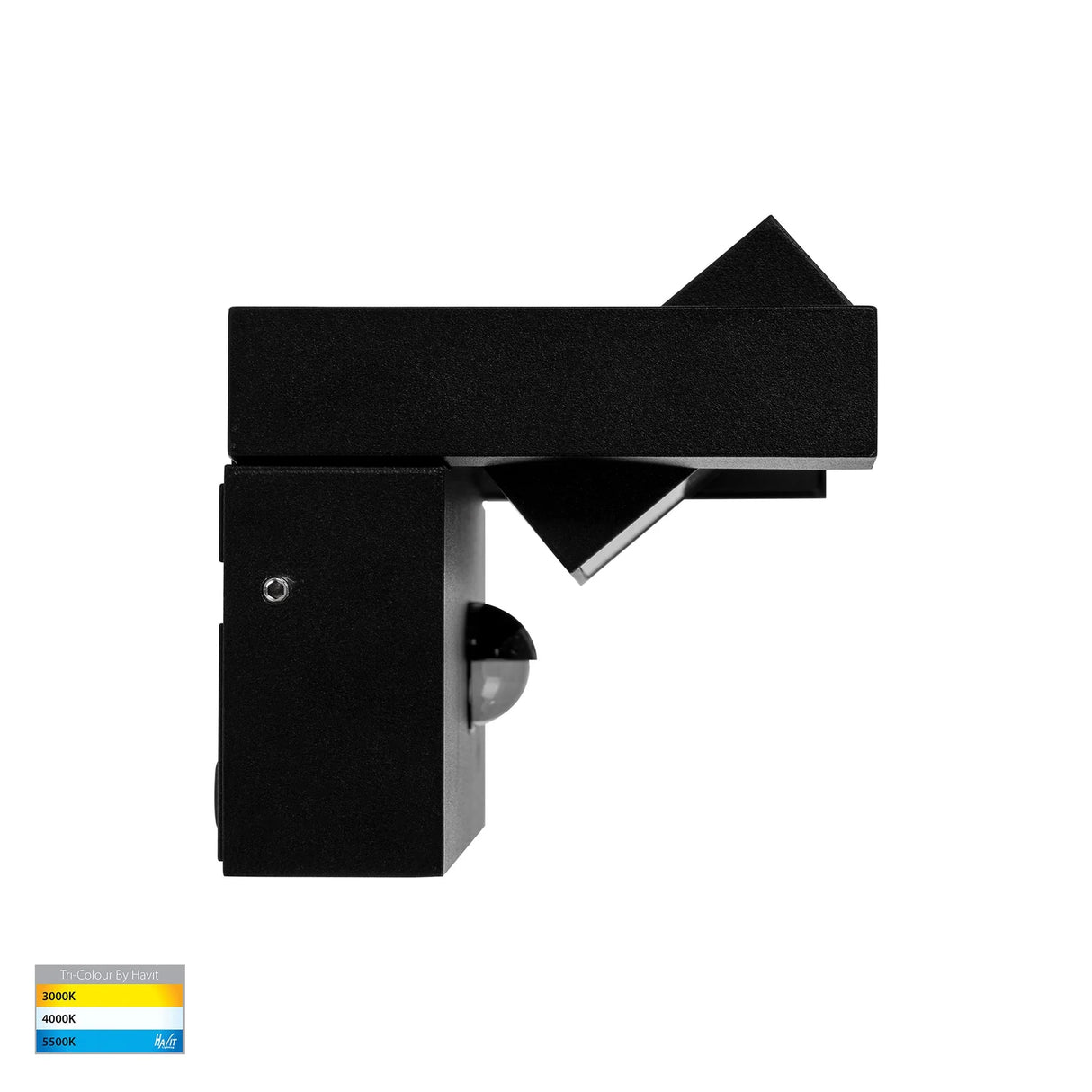 Havit HV3733T-BLK-PIR Locu Aluminium Black Adjustable 36w LED Floodlight with Sensor