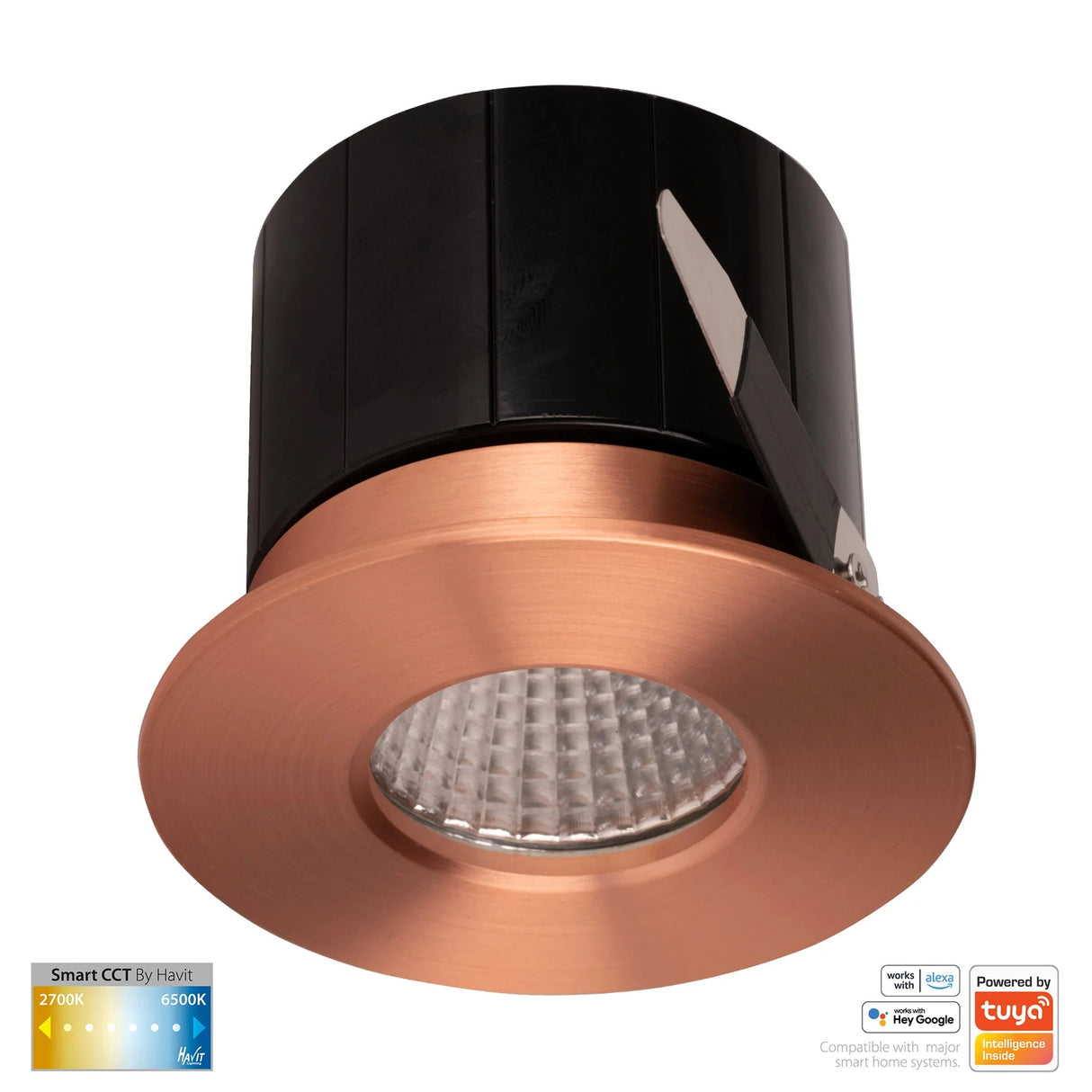 Havit HV5511CCT-CP Prime Copper Coloured Fixed CCT WIFI LED Downlight
