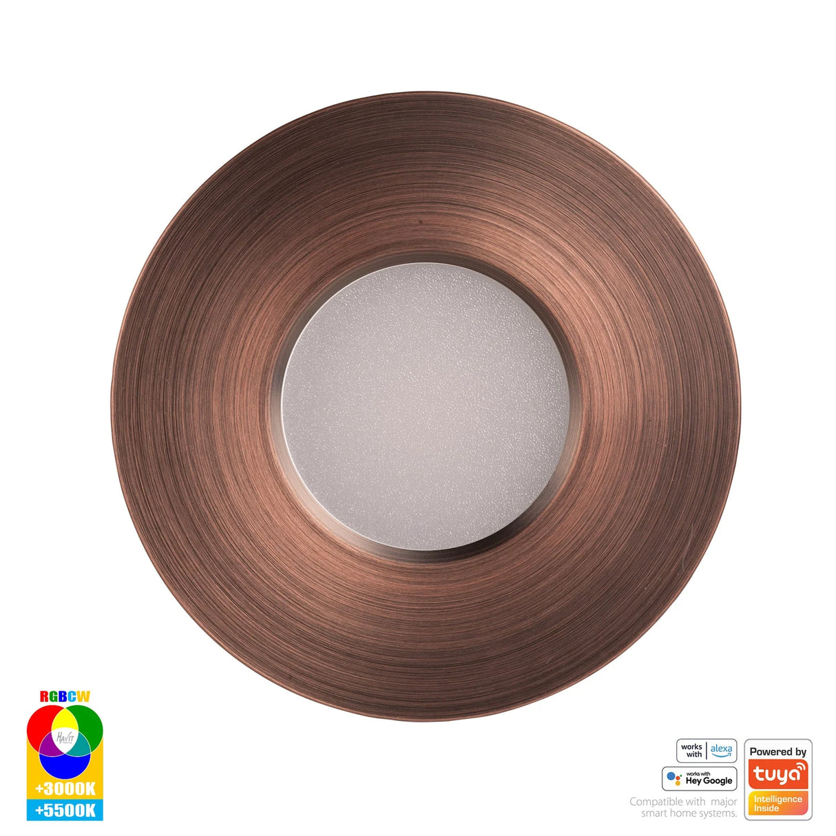 Havit HV5511RGBCW-AB Prime Antique Brass Fixed RGBCW WIFI LED Downlight