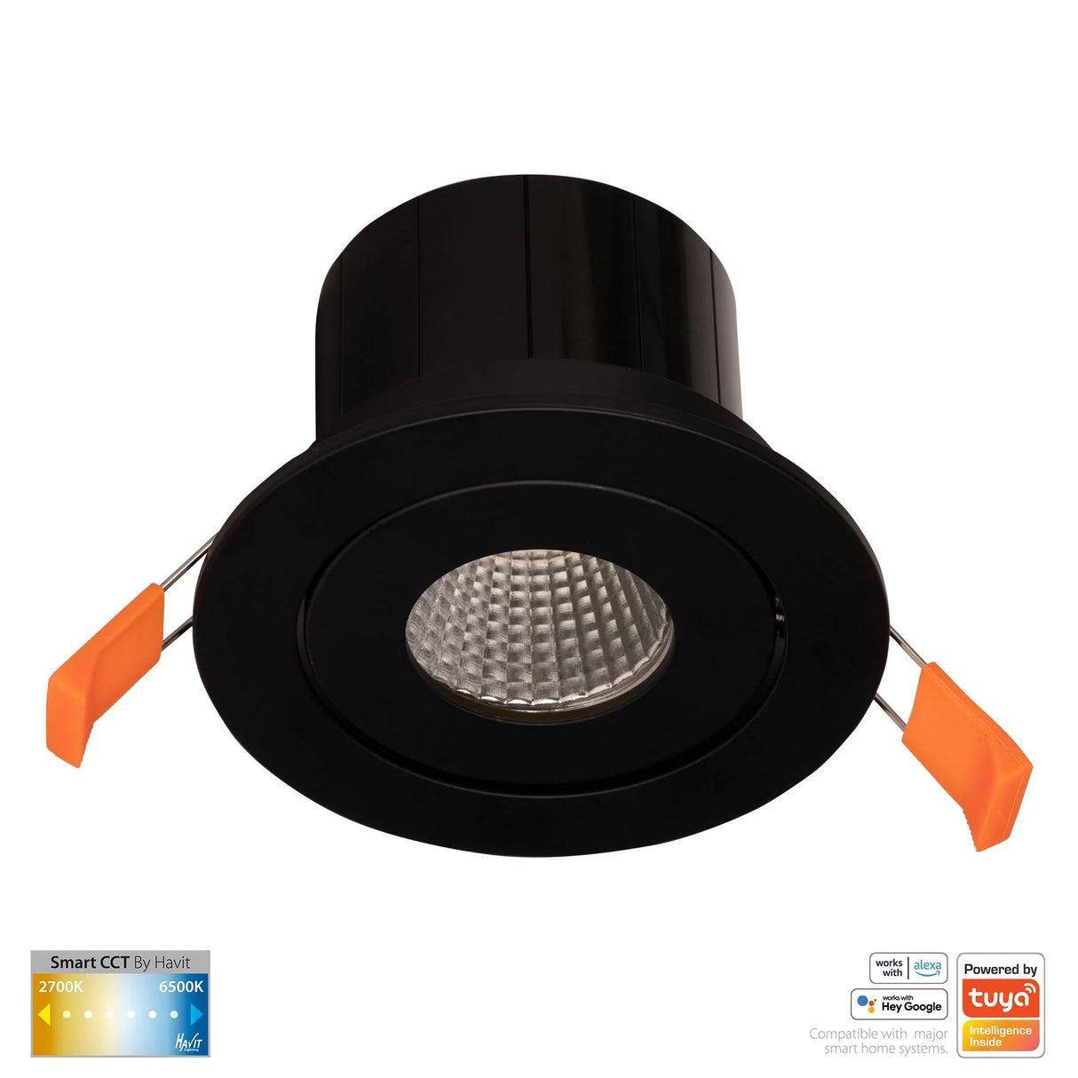 Havit HV5512CCT-BLK Prime Black Tilt CCT WIFI LED Downlight