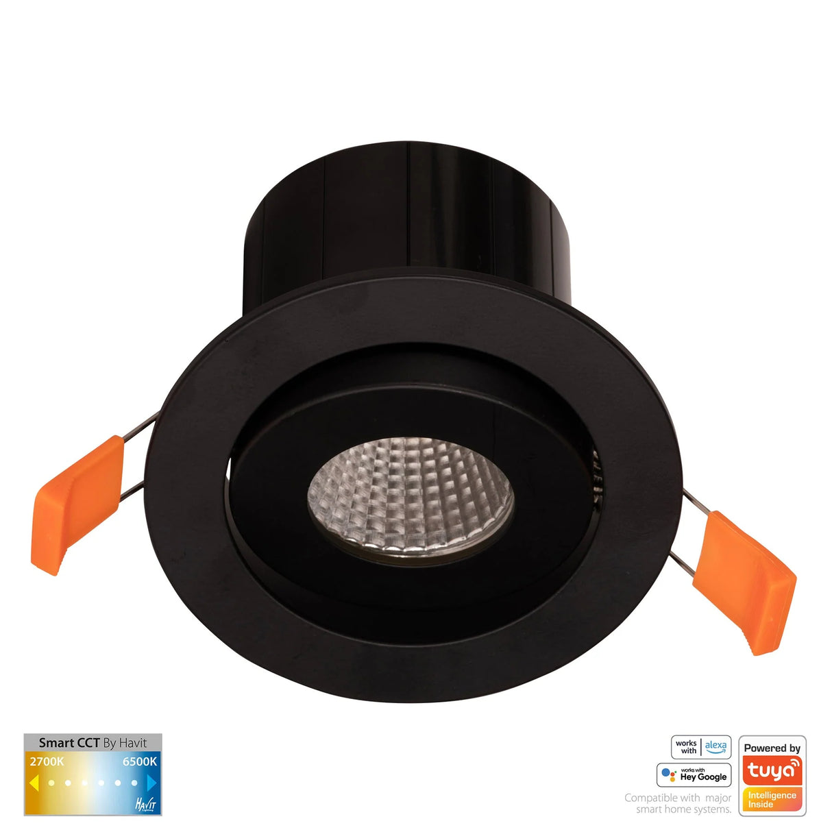 Havit HV5512CCT-BLK Prime Black Tilt CCT WIFI LED Downlight