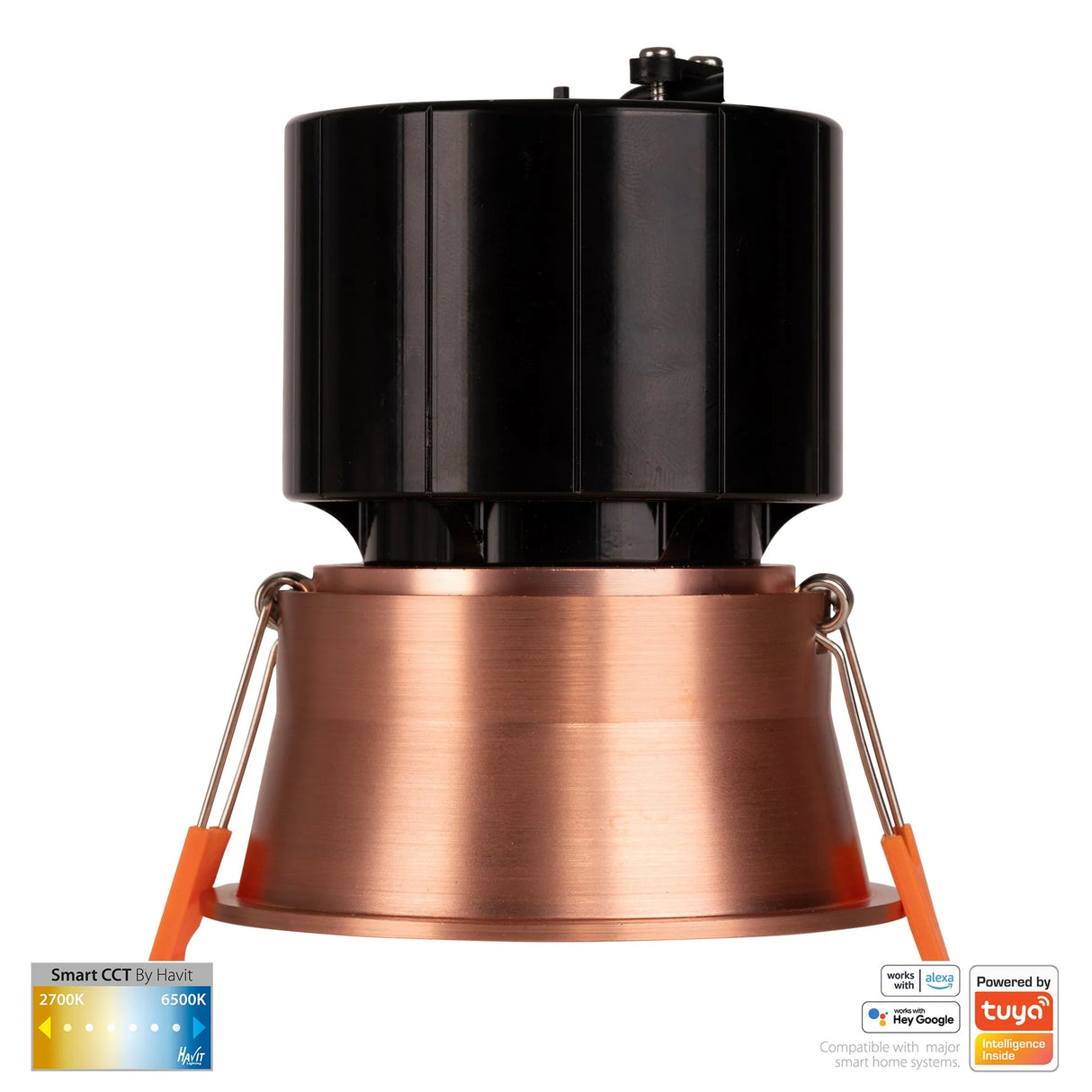 Havit HV5513CCT-CP Prime Copper Coloured Fixed Deep CCT WIFI LED Downlight