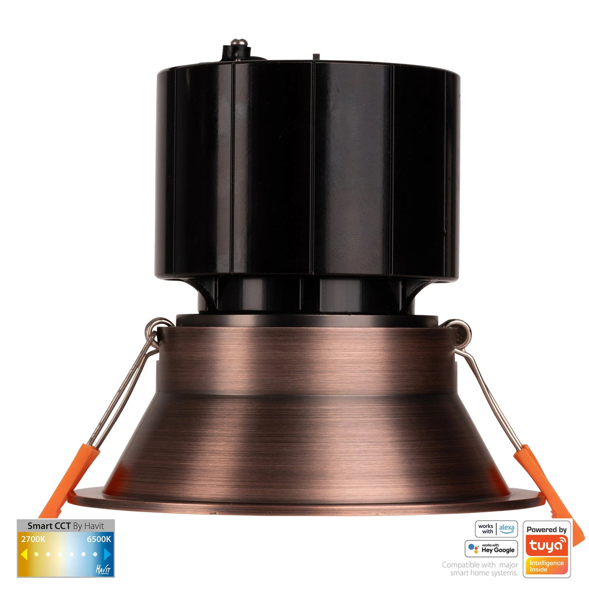 Havit HV5514CCT-AB Prime Antique Brass Fixed Deep CCT WIFI LED Downlight