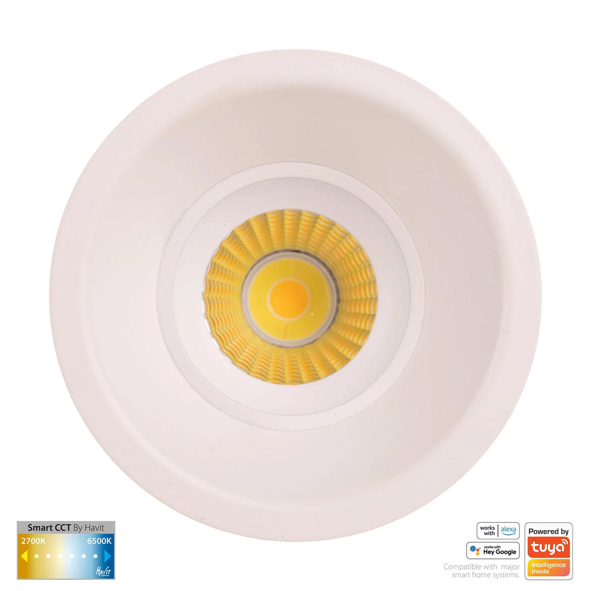 Havit HV5514CCT-WHT Prime White Fixed Deep CCT WIFI LED Downlight
