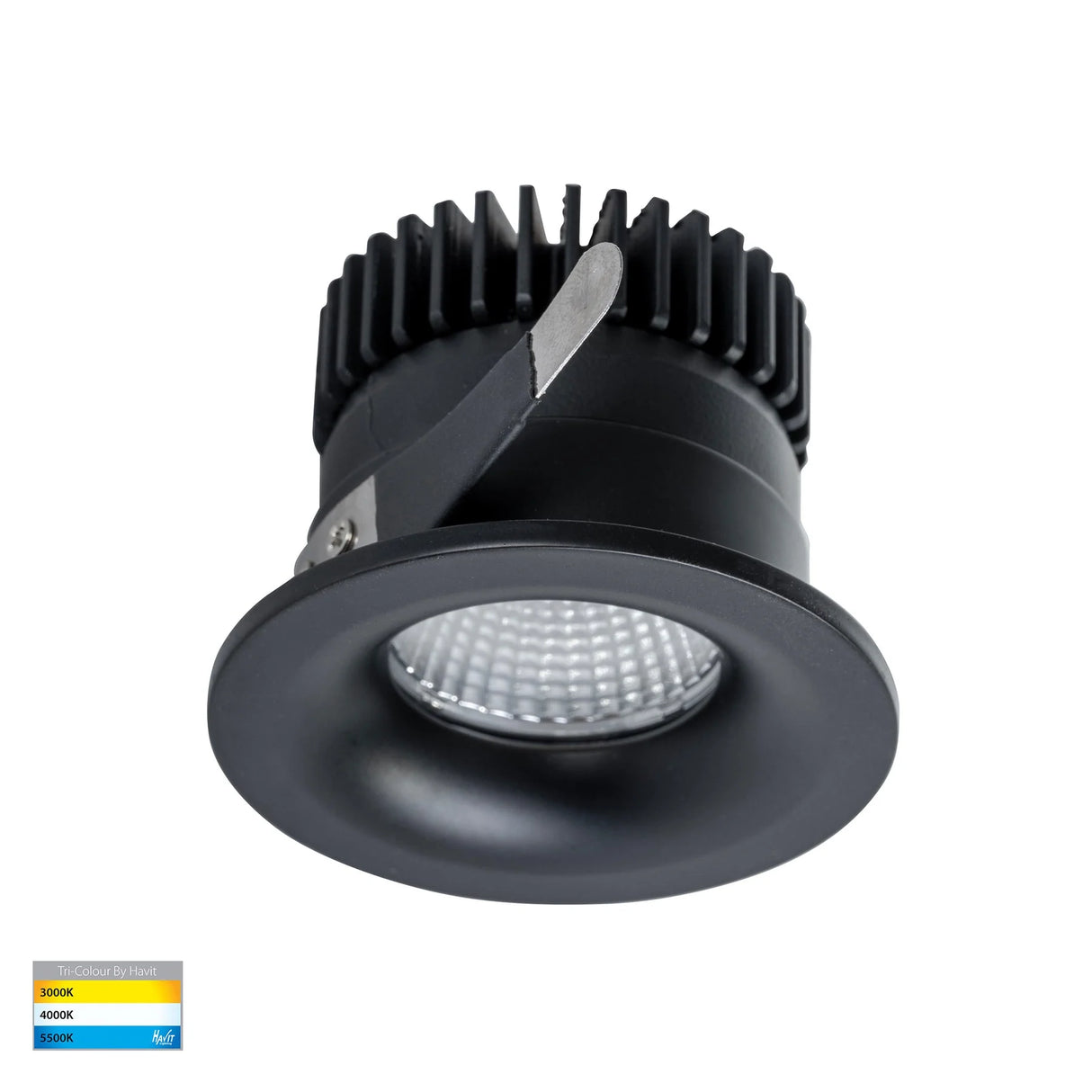 Havit HV5703T-BLK Niche Black Round Recessed Downlight