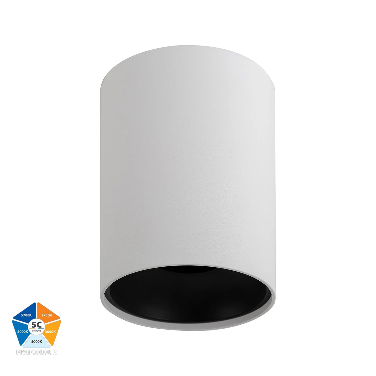 Havit HV5843-BR - Black Inner Ring to Suit HV5843 18w Surface Mounted LED Downlight