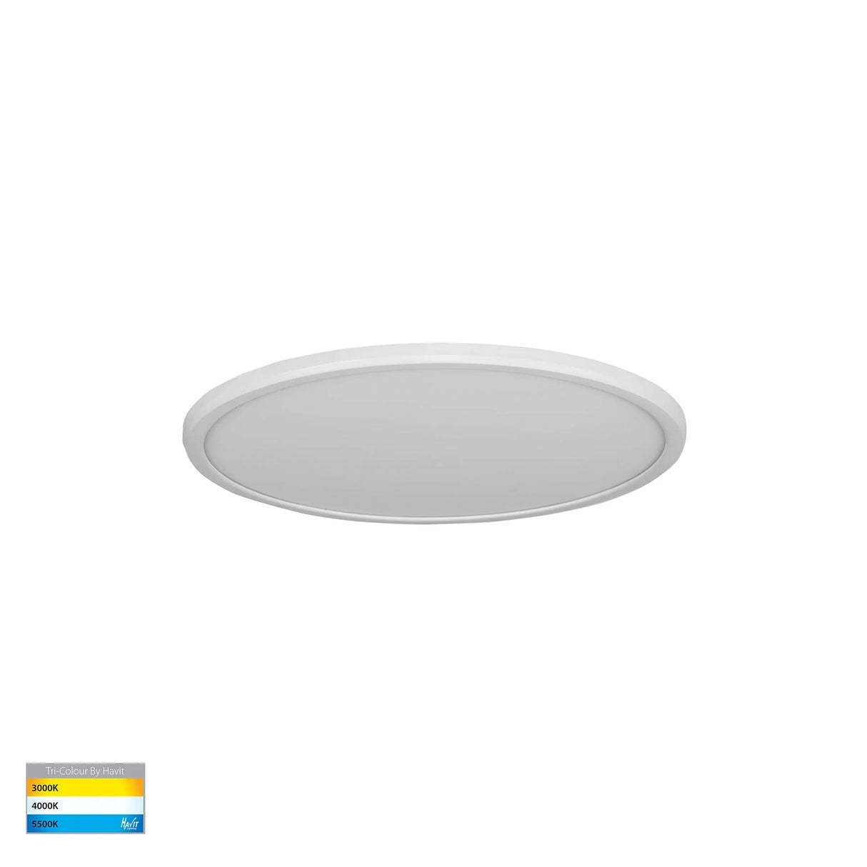 Havit HV5876T-WHT Slim White 16w LED Ceiling Mounted Oyster Light