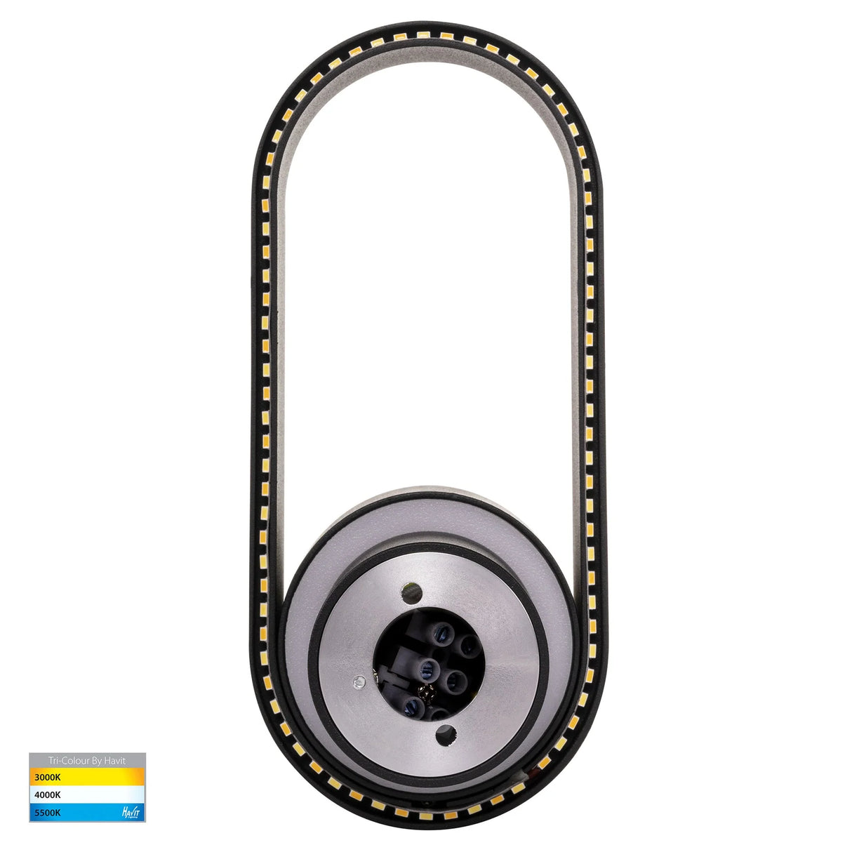 Havit HV8080T-BLK Ovale Black Wall Light