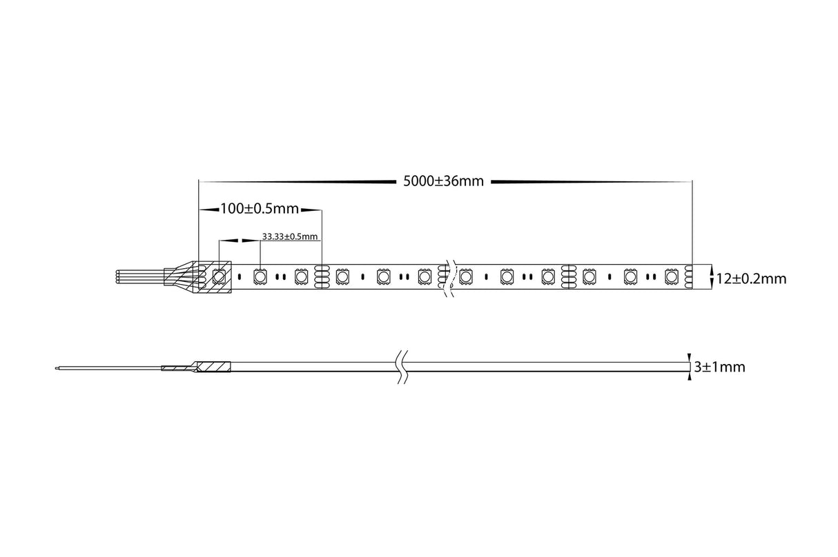 Havit HV9750 IP54 30 RGB 7.2w IP54 RGB LED Strip