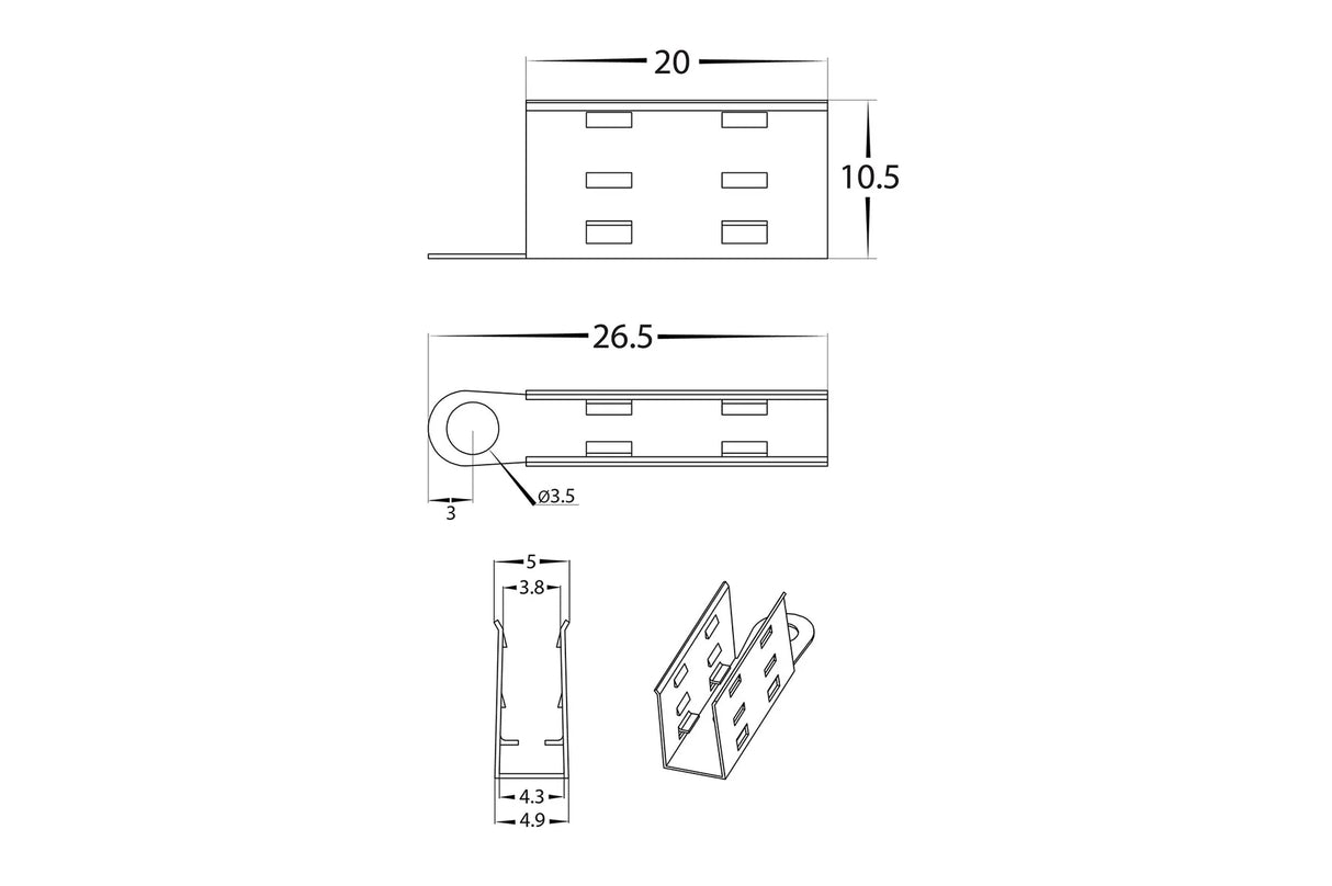 Havit HV9791 IP67 140 3K 9.6w IP67 24v DC HaviFlex Side Bend Flexible Neon LED Strip
