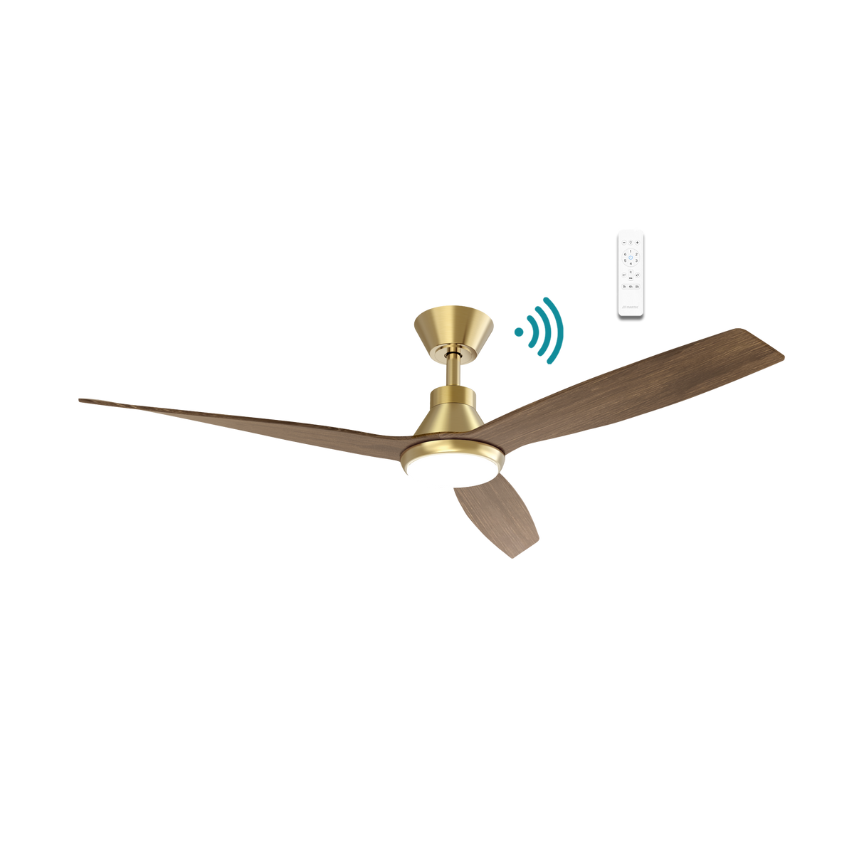 Bronze Smart home compatible Martec Triumph 52 inch DC ceiling fan with WiFi remote