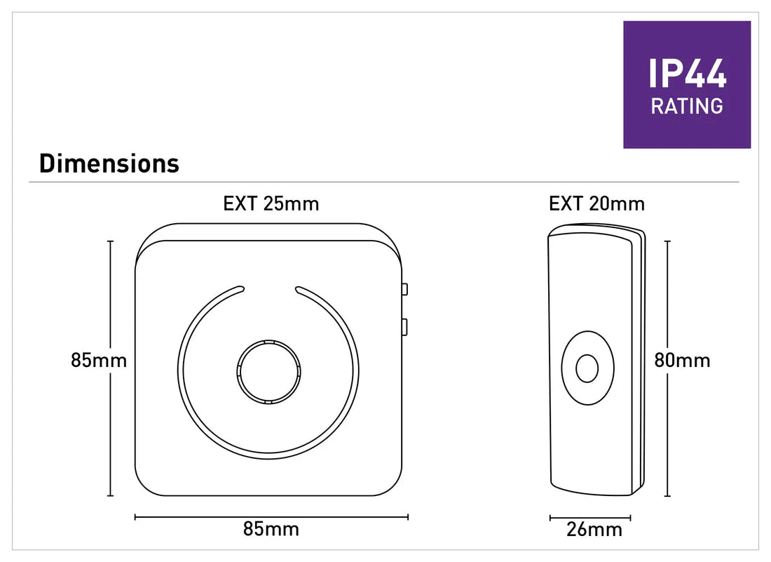 Mercator portable wireless door chime system for convenience