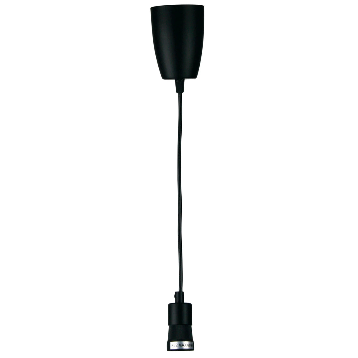 Oriel Lighting Peg 50 DIY Suspension B22 Black