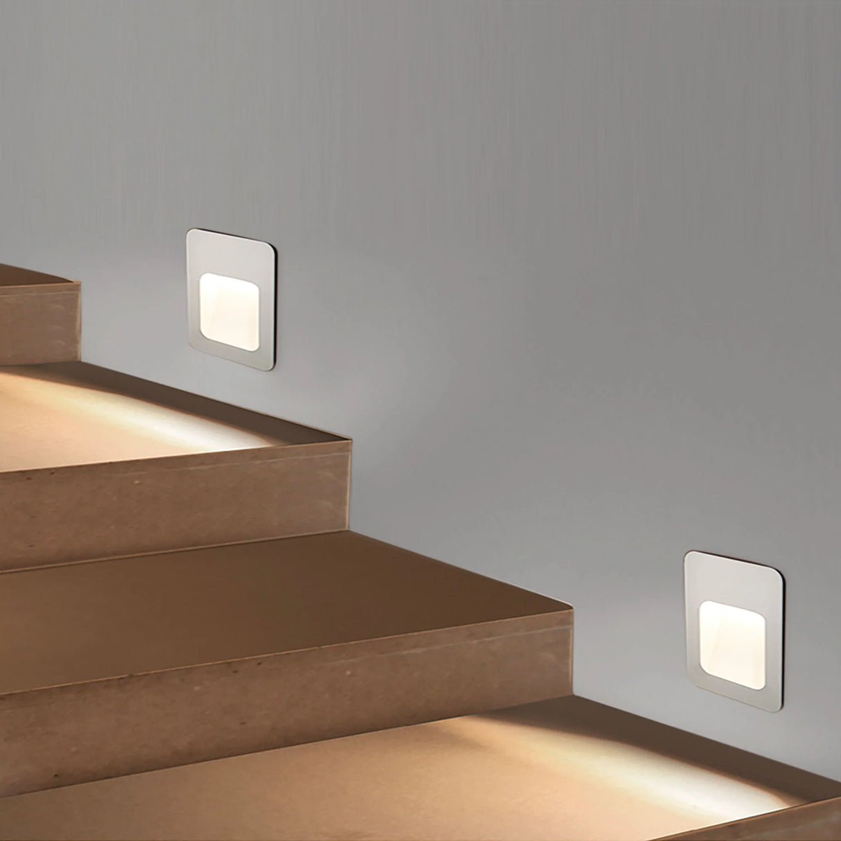 Oriel Peko.3 3W Tri-Colour Recessed Wall Light