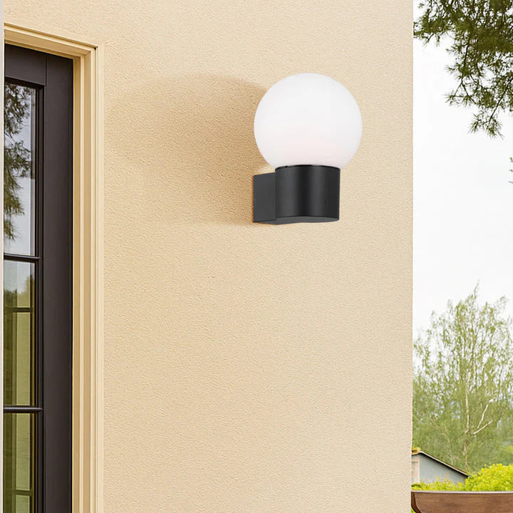 Telbix Gorem Exterior Wall Bracket Black/Opal Matt
