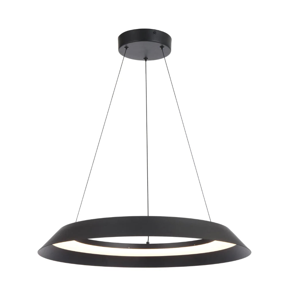 Integrated LED Hovin 58 Pendant with warm 3000K glow