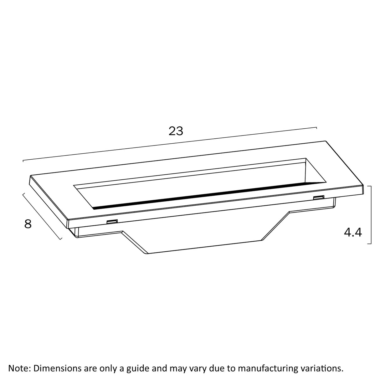 Telbix Ingar Antiglare Recess Wall Step Lamp