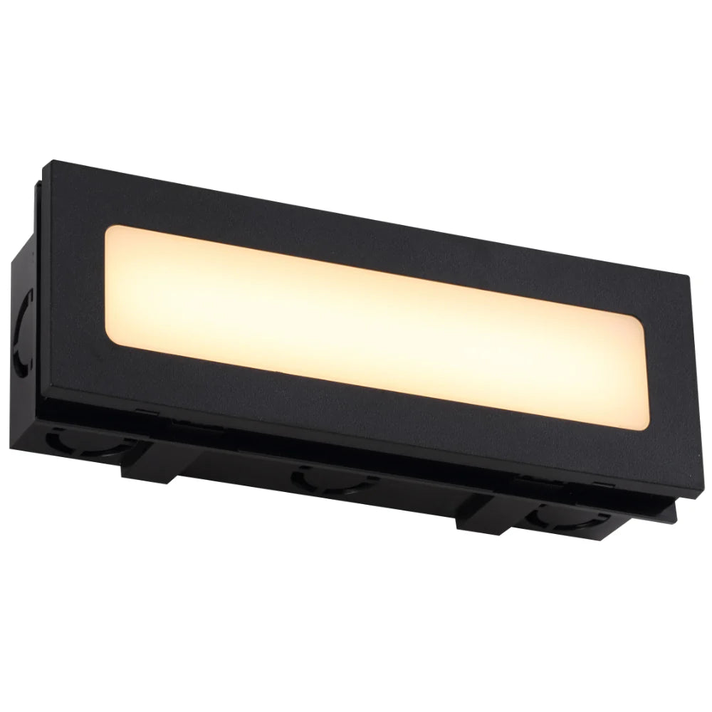 Telbix Ingar Opal Recess Wall Step Lamp