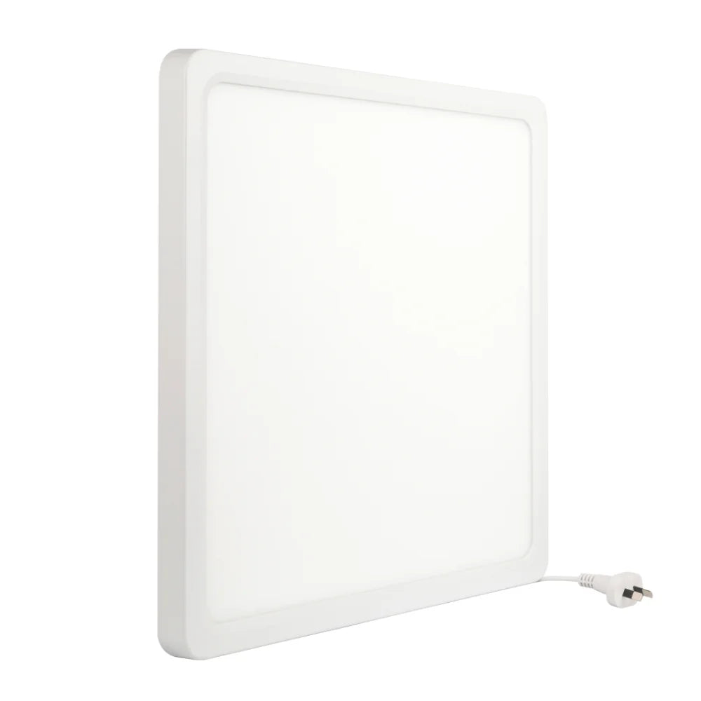 Telbix Lunos 40cm Square Oyster