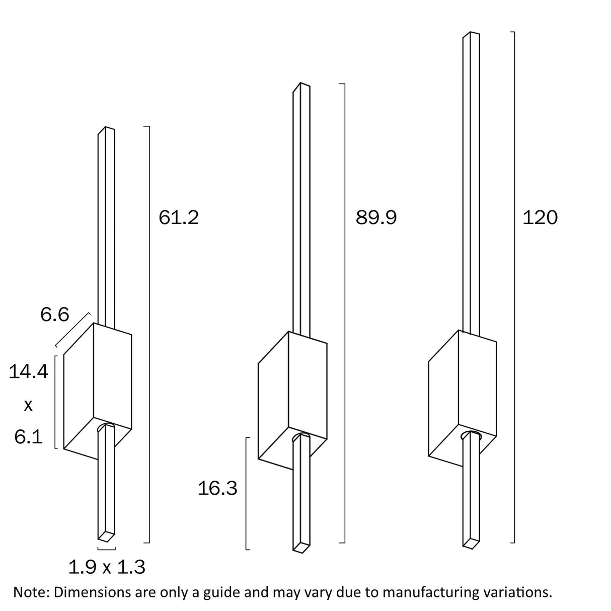 Telbix Madras 90cm Wall Light