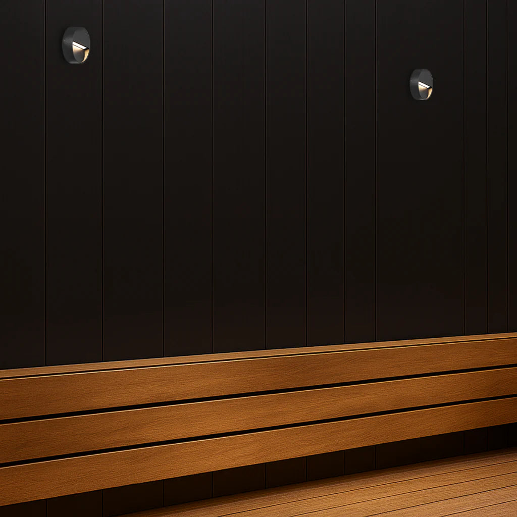 Telbix Musan Roud Step Wall Light