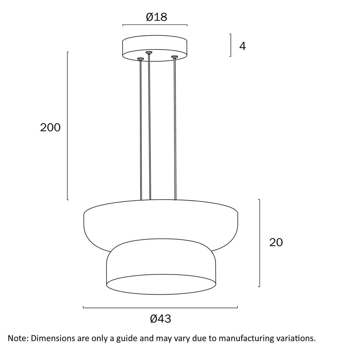 Telbix Skapa Pendant BA