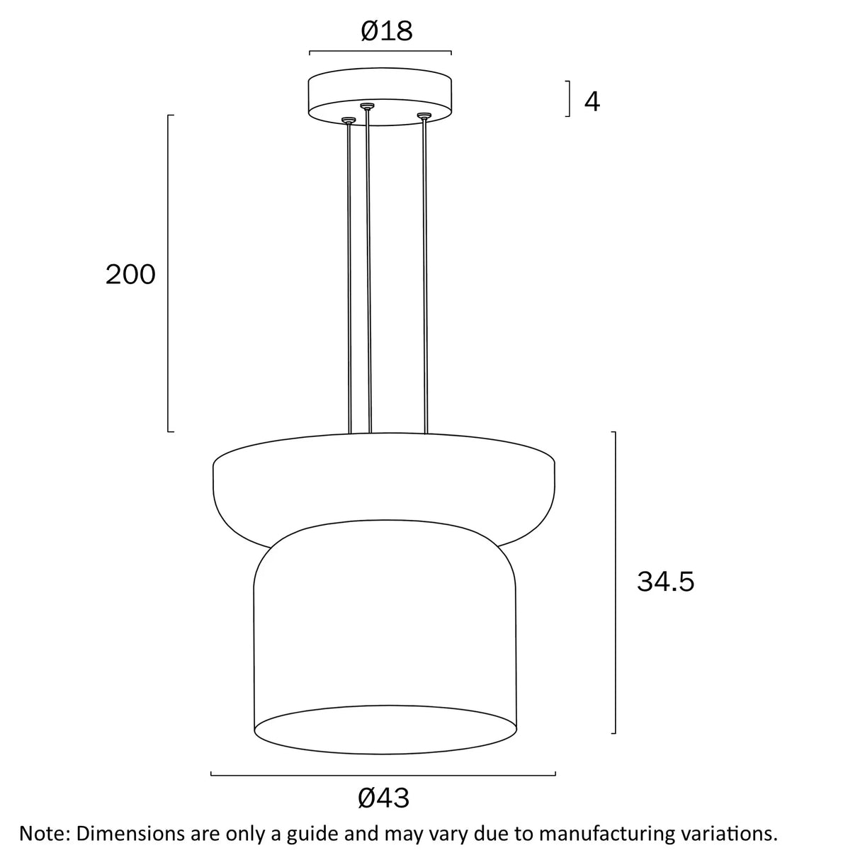Telbix Skapa Pendant Bc