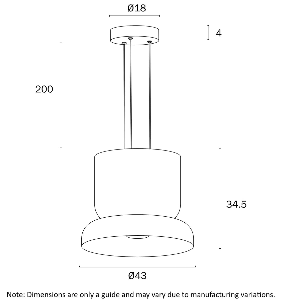 Telbix Skapa Pendant CB