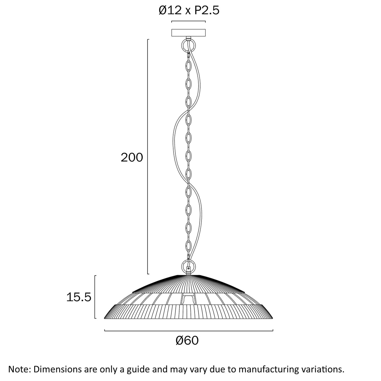Telbix Vallejo 60 Pendant