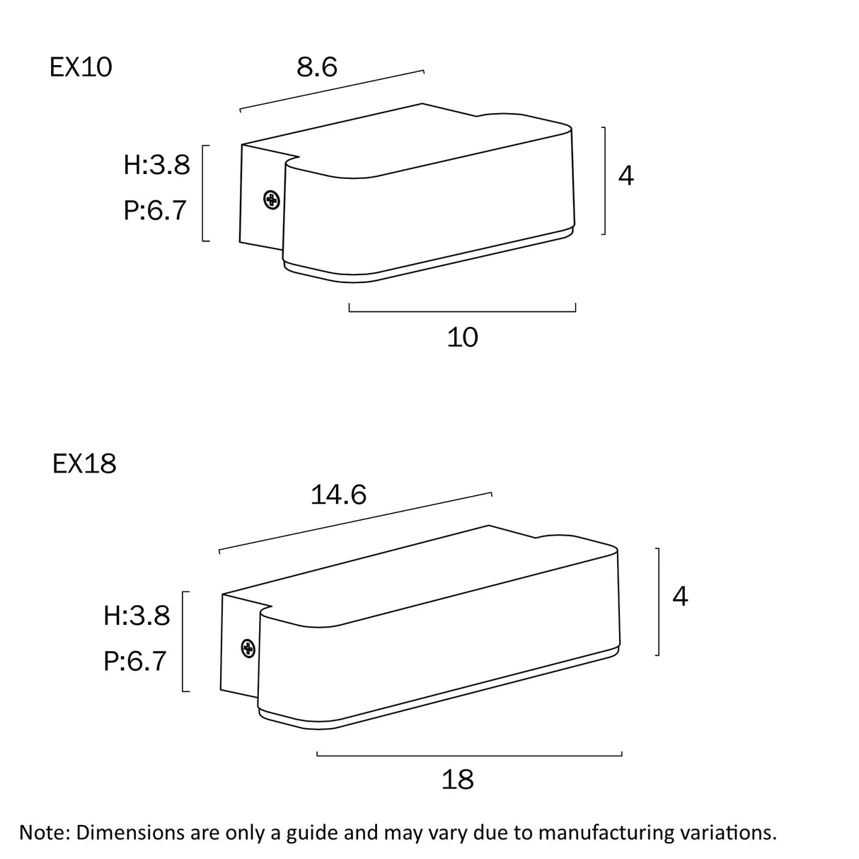 Telbix Ziron 10 Exterior Wall Light
