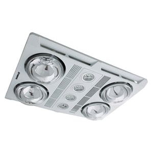 Martec Profile Plus 4 3 in 1 Bathroom Heater With Exhaust Fan And 4 LED Lights