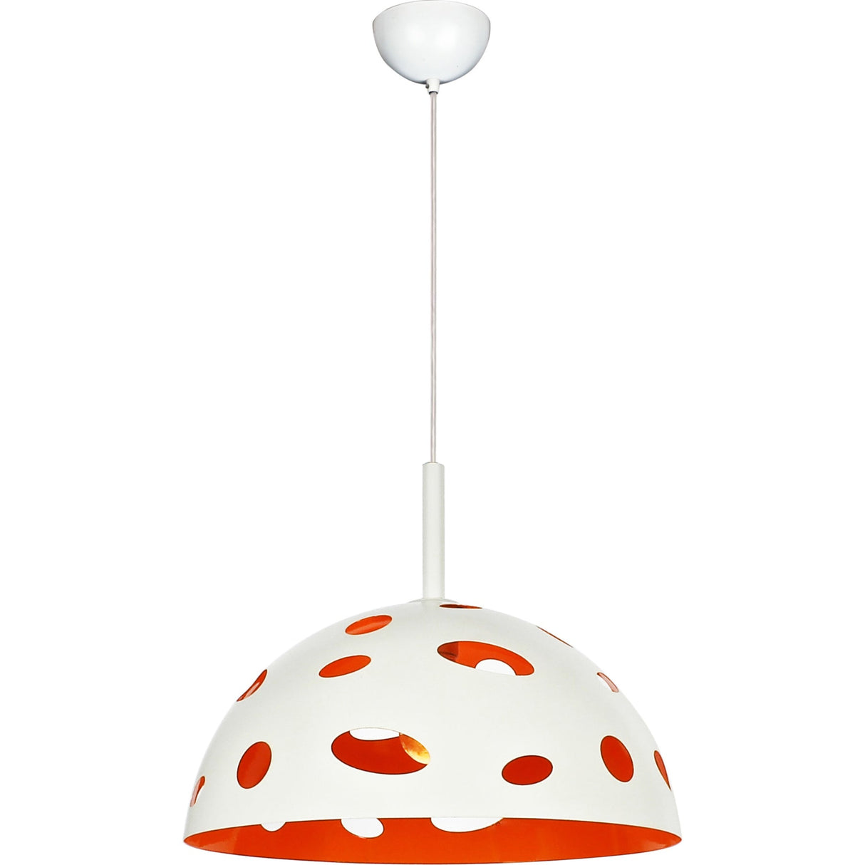 MINA Metal Pendant Series White/Orange by VM Lighting