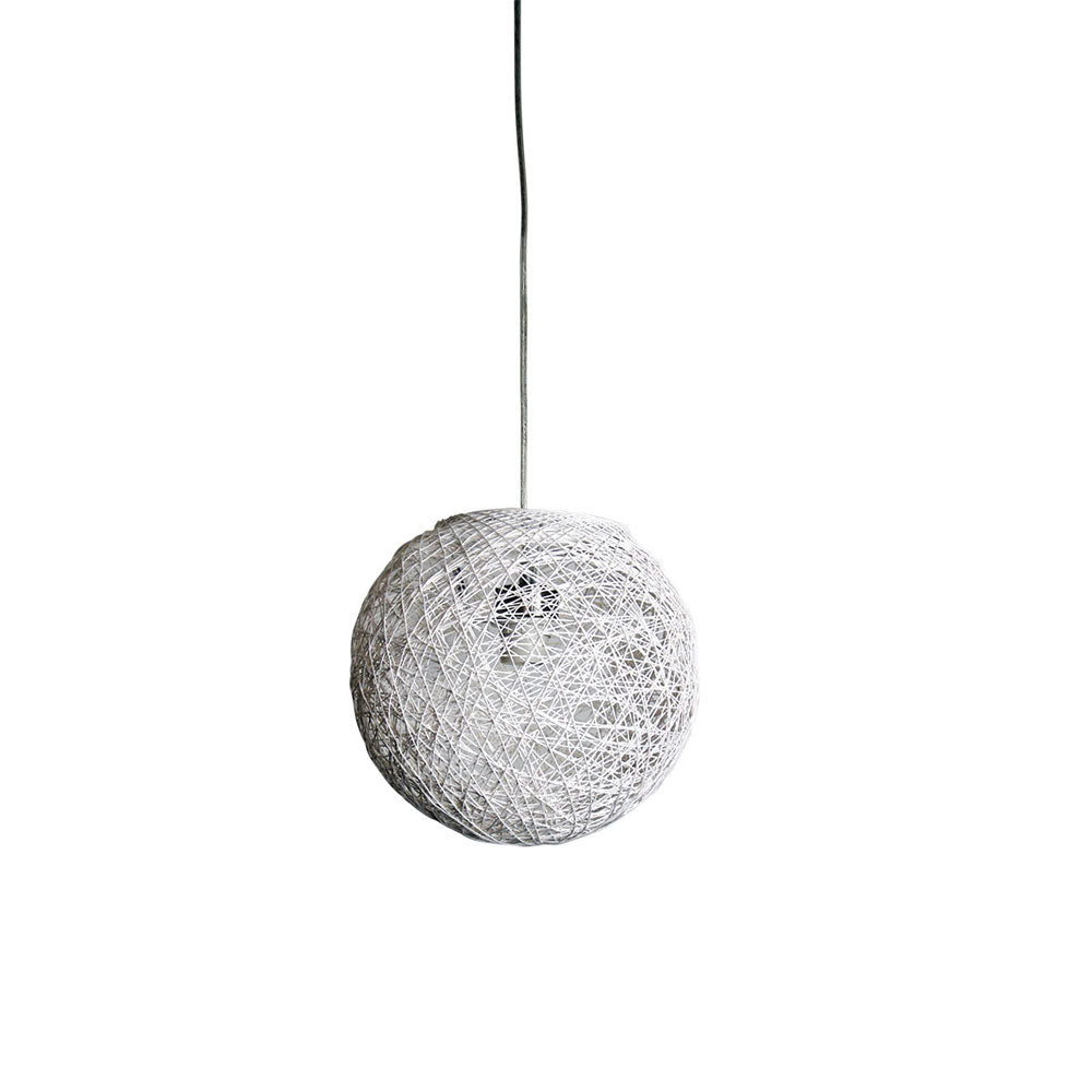 Oriel Lighting COCOON 30 White Spun Cotton Pendant Shade