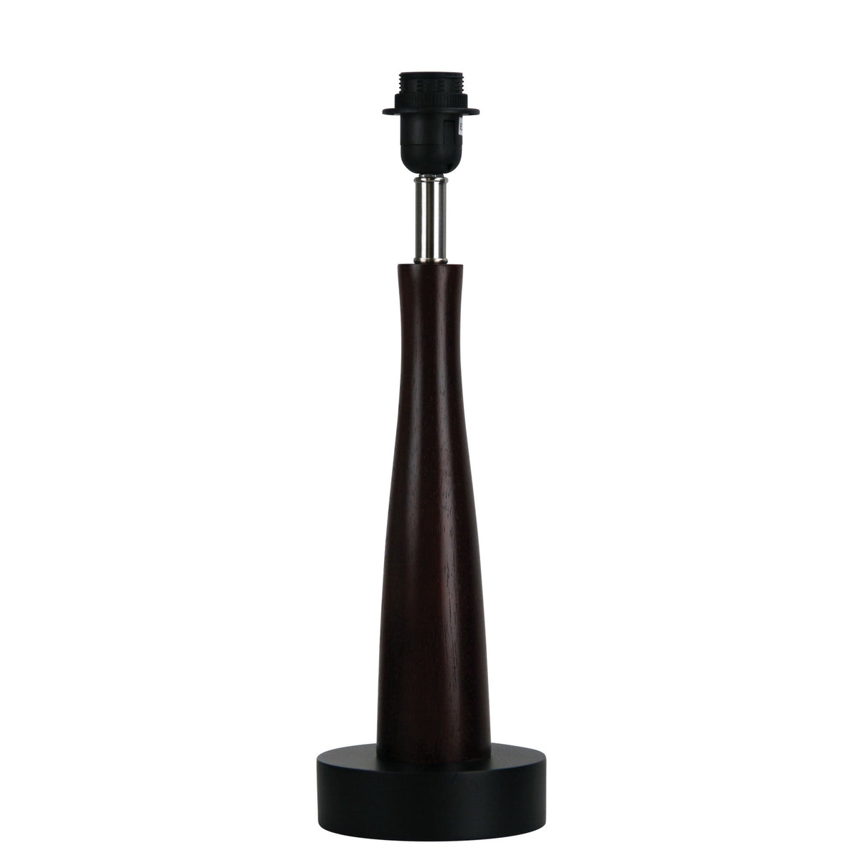 Oriel Lighting MOJA 460 BASE Wenge Timber Base only E27