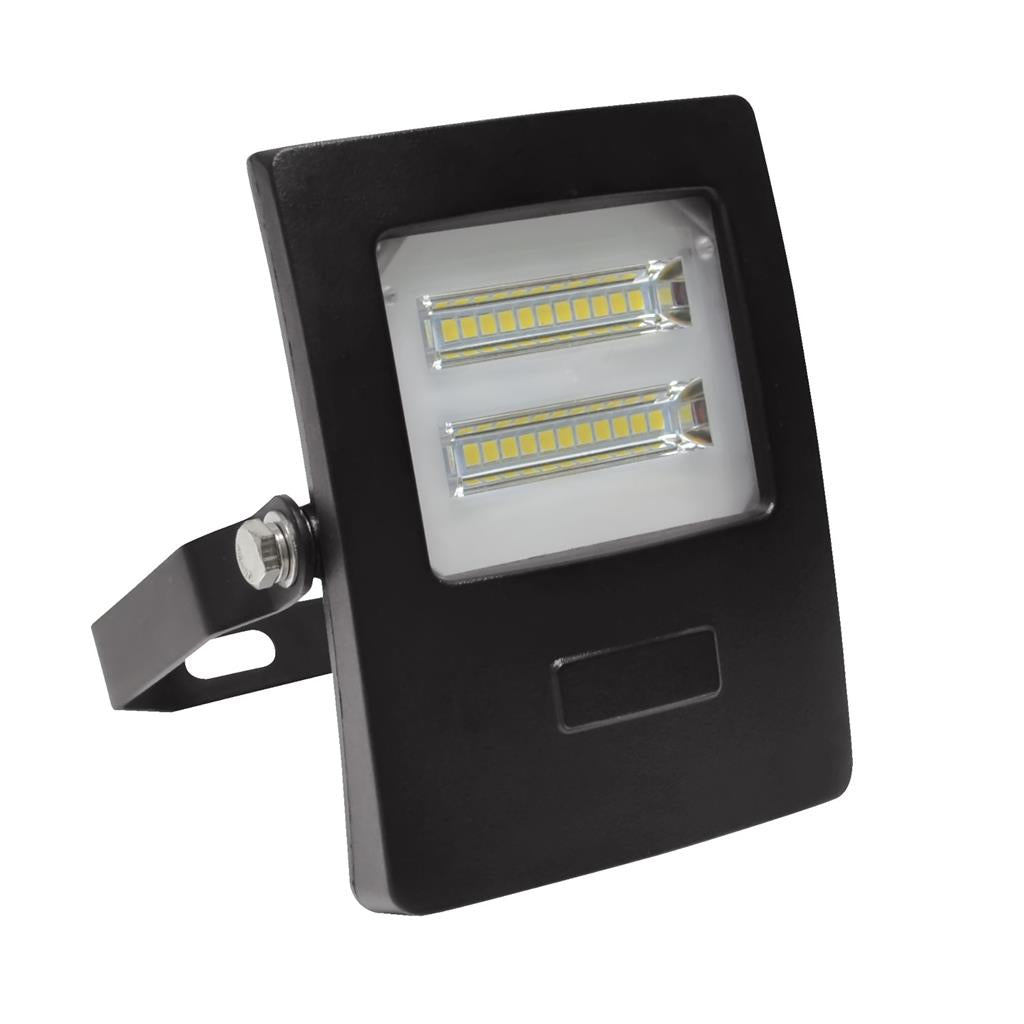 Domus BLAZE-10 LED 10W IP66 Floodlight with Black Polycarbonate Fascia