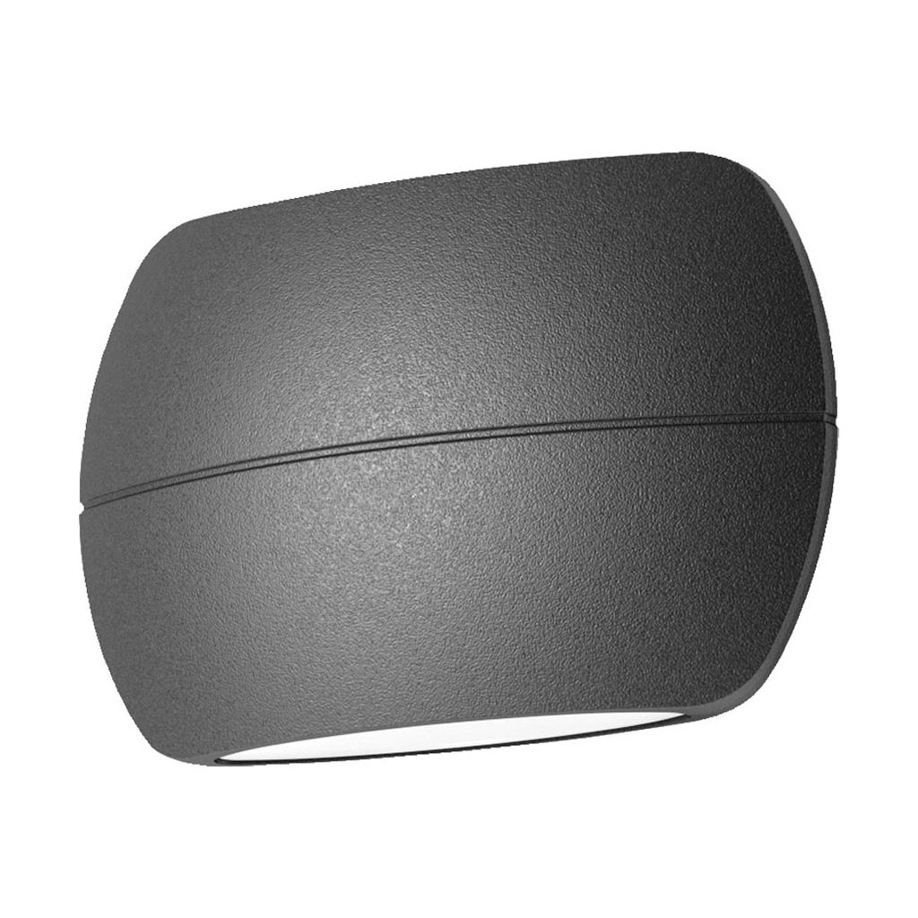 Domus BELL-8 240V 8W Two Way LED Wall Light Dark Grey