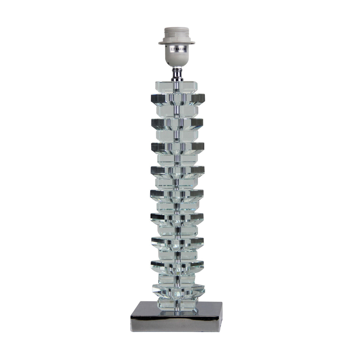Oriel Lighting  MALEN BASE Square Crystal Base only E27