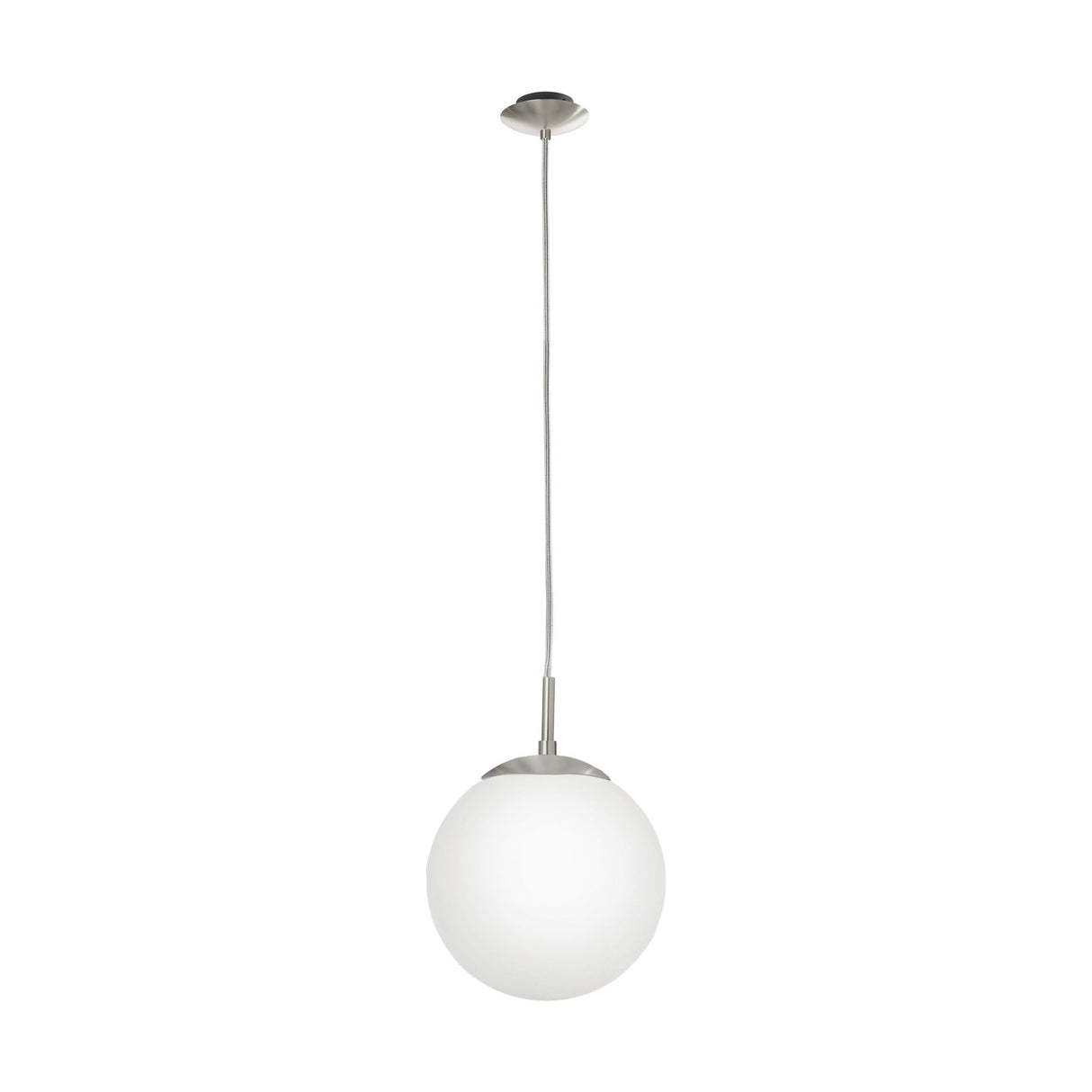Eglo Lighting Rondo Pendant Light Glass Opal-Matt White