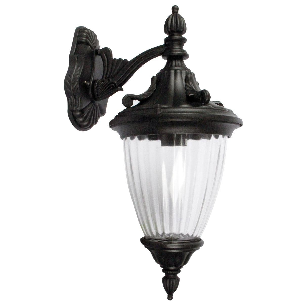Oriel Lighting NEWARK DOWN Traditional Outdoor Wall Light Black