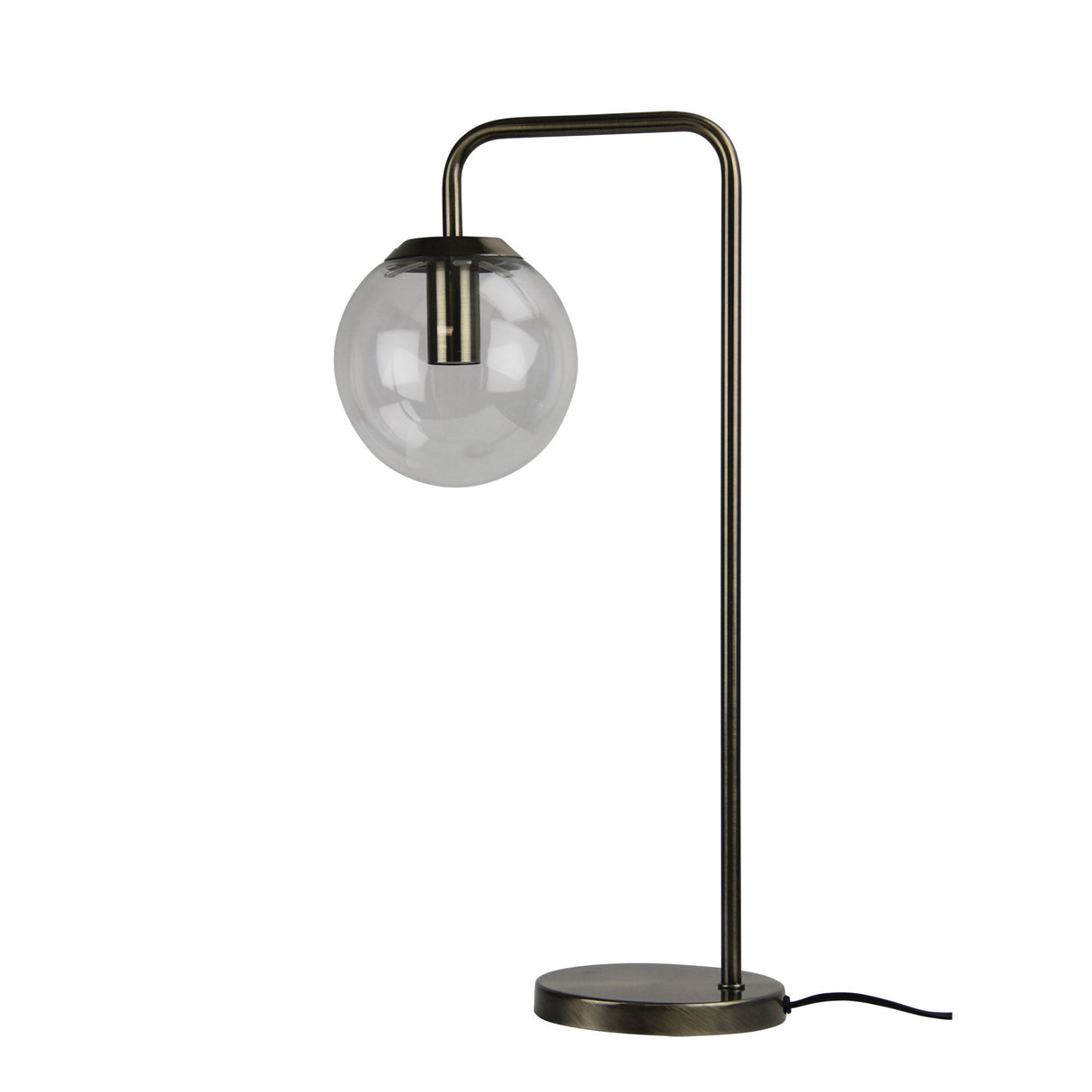 Oriel Lighting NEWTON LAMP Contemporary Clear Glass