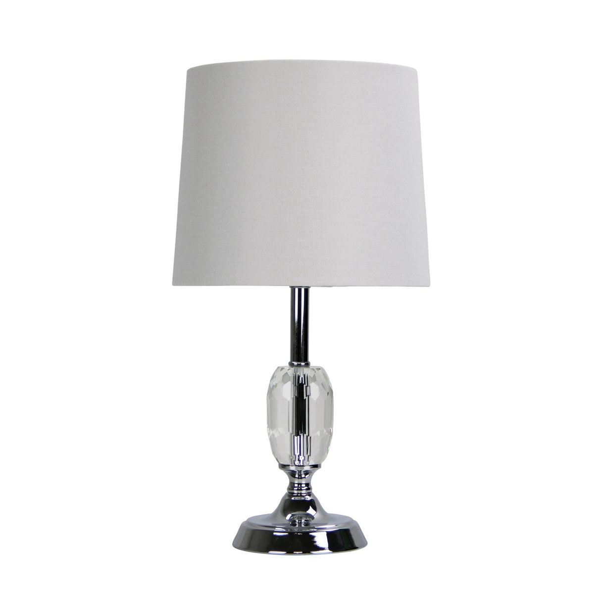 Oriel Lighting MAYA.3 Crystal and chrome complete table lamp