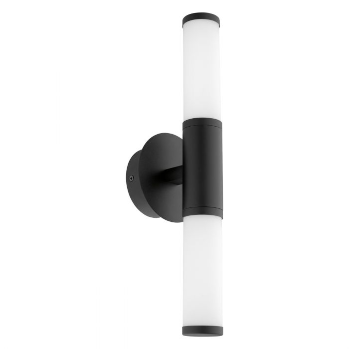 Eglo Lighting Palmera 1 2x4.5W Led Black/Opal Wall Light